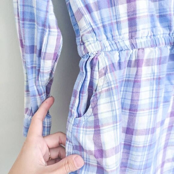 The Children's Place Girls Plaid Button Dress - Picture 3 of 4